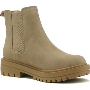 USED Soda womens Pilot Ankle Bootie ,Beige-Size 6